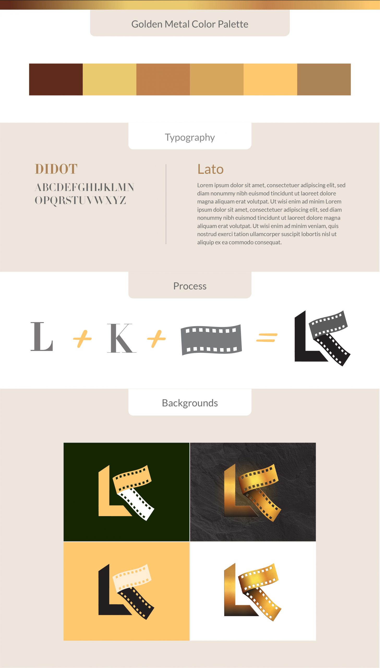 logo design, branding, golden logo, entertainment logo, animated logo